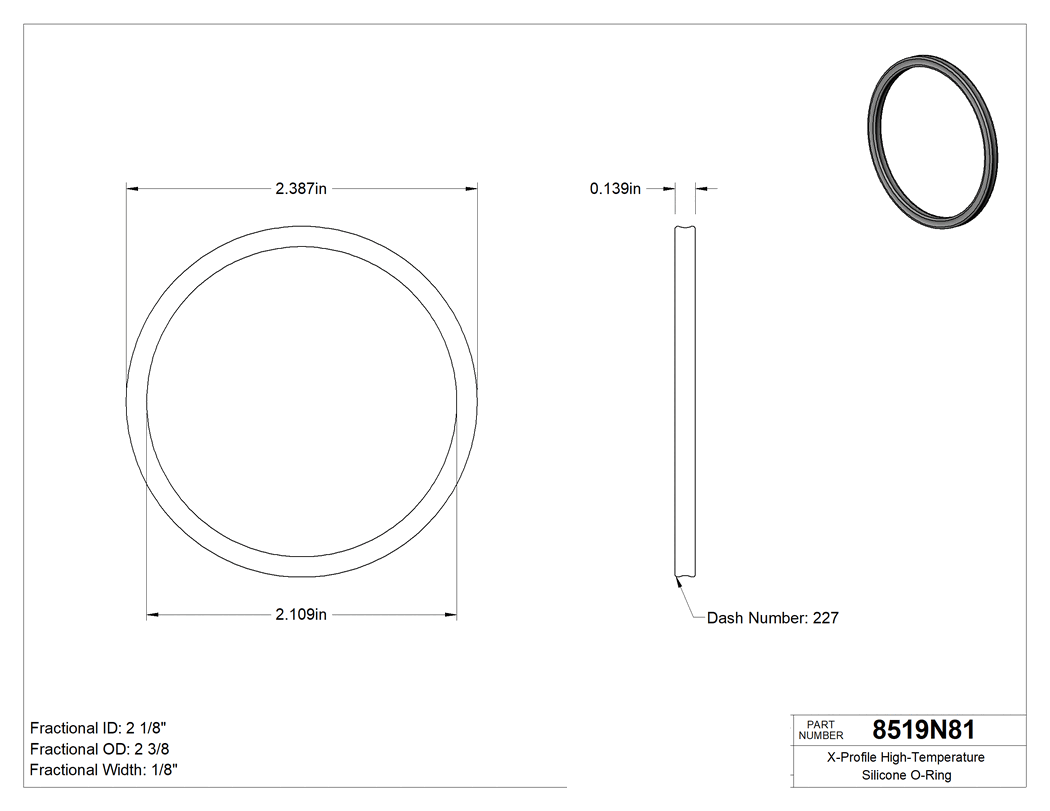 Technical drawing - 8519N81